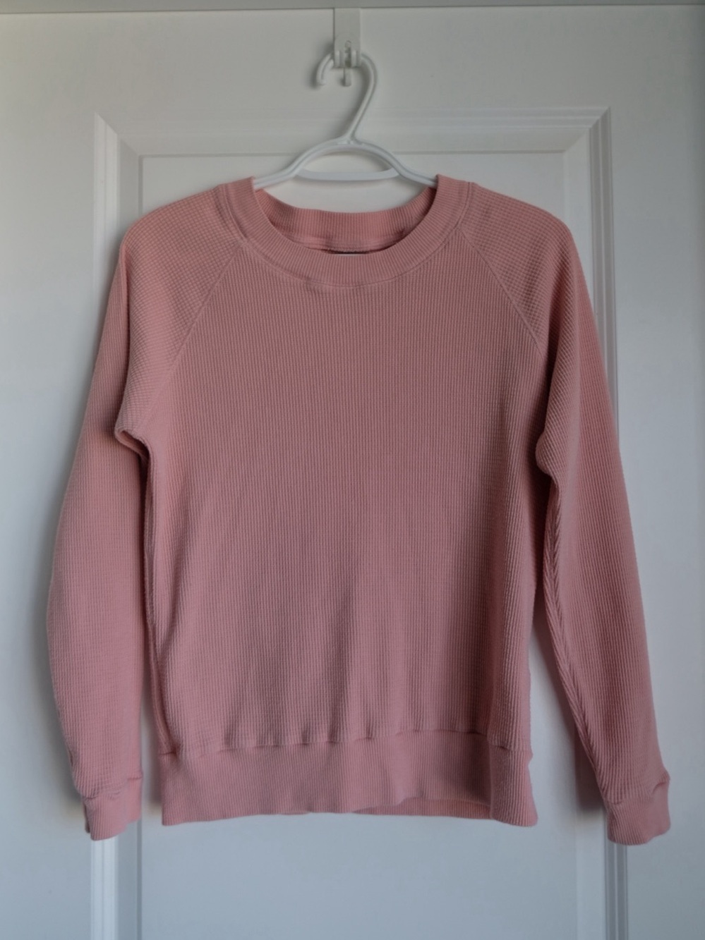 Tna Waffle Raglan Longsleeve Pink XXS